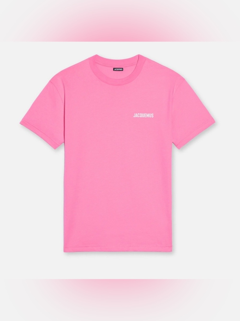 ✨JACQUEMUS✨ Pink Short Sleeve Logo Tee